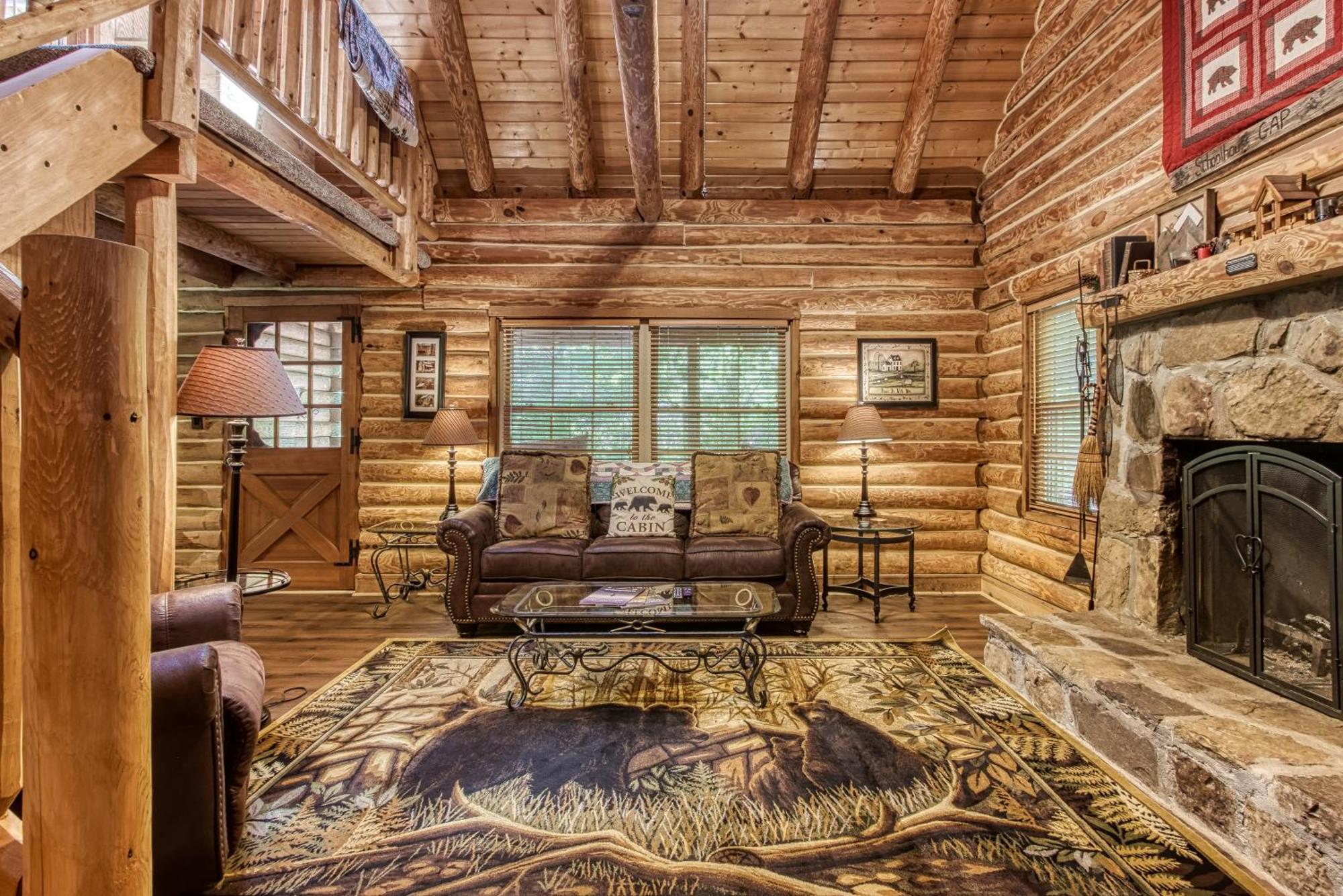 Very Private, Real Log Cabin With Hot Tub! Sevierville Exterior foto
